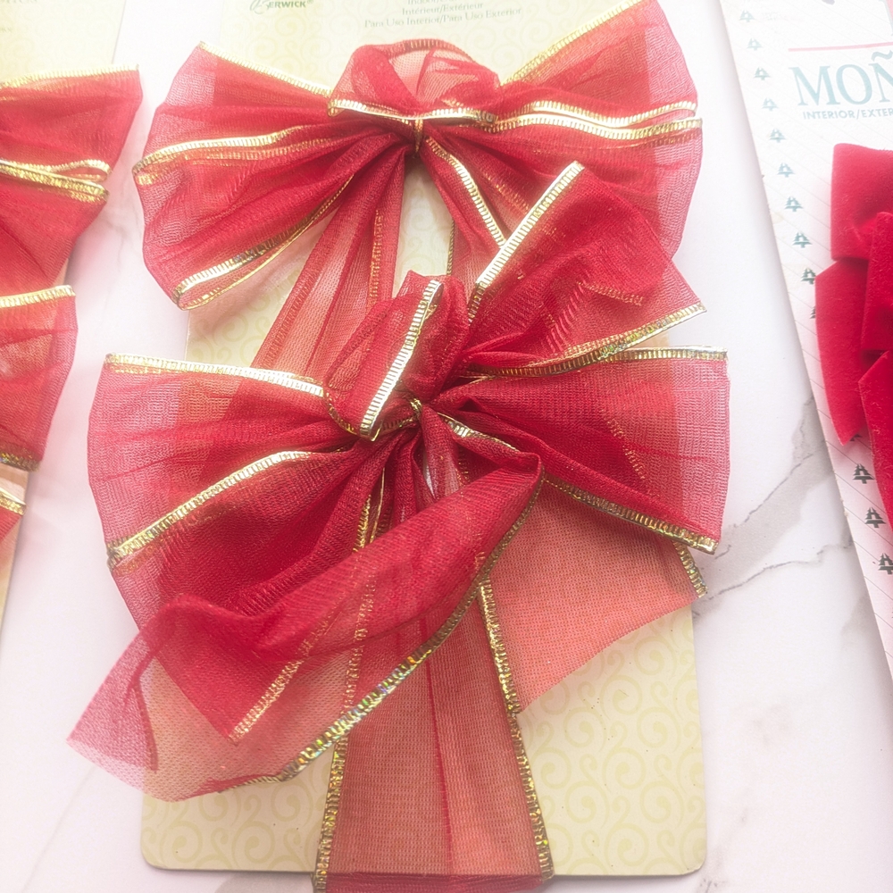 JK Designs Lipstick Red Ribbon Roll - Picture 2 of 12
